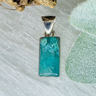 Quantum Quattro Pendants - Rectangle Bezel Set - Sterling Silver