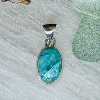 Quantum Quattro Pendants - Oval Double Bezel Set - Sterling Silver