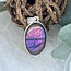 Purple Labradorite Pendants - Oval Bezel Set - Sterling Silver