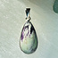 Kammererite Pendants - Teardrop Pear Bezel Set - Sterling Silver