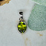 Peridot Pendants - Oval Faceted Bezel Set - Sterling Silver