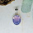 Lavender Purple Quartz Pendants - Oval Faceted Bezel Set - Sterling Silver