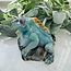 Amazonite Iguana Carving - 4" Specimen Figurine
