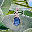 Tanzanite Pendants - Oval Bezel Set - Sterling Silver