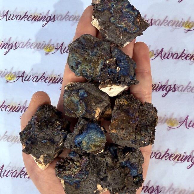 Hematite on Porcelanite - Rough Raw Natural