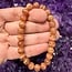 Honey Brown Rhodochrosite (AAA Grade) Bracelets - 8mm