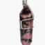 Rhodonite Pendants - Wire Wrapped Faceted Points - Silver Plated