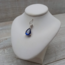 Tanzanite (Lab Made) Small Teardrop Pendant – 10mm x 14mm
