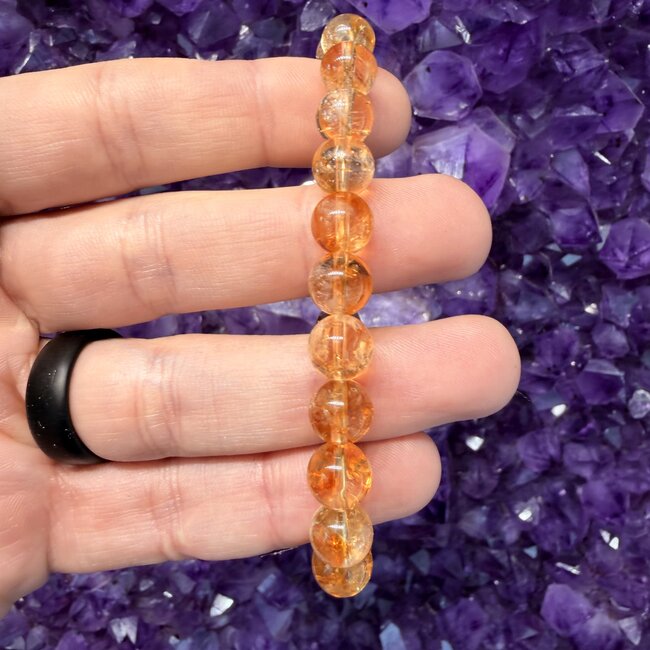 Citrine (Unheated) Bracelets - 8mm
