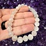 Chatoyant White Moonstone (AAA Grade) Bracelets - 8mm
