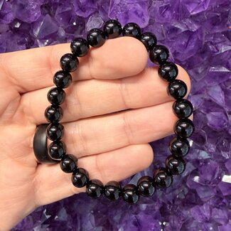 Black Onyx (AAA Grade) Bracelets - 8mm