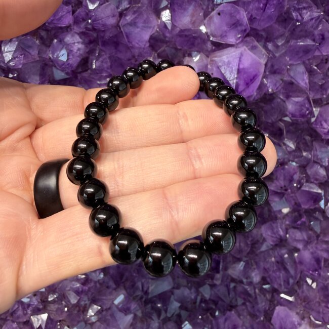Black Onyx (AAA Grade) Bracelets - 8mm