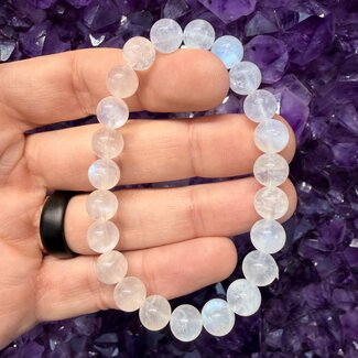 Rainbow Moonstone (AAA Grade) Bracelets - 8mm