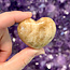 Aragonite Puffy Hearts - Brown Medium 1.5 - 2"