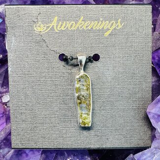 Zincite Zinkite Pendants - .9" - Sterling Silver Rough Raw Natural