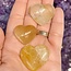 Golden Healer (Yellow Hematoid) Puffy Hearts -  Small