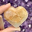 Golden Healer Quartz (Yellow Hematoid) Heart - Large 2"