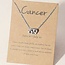 Cancer Necklaces - Silver Plated  (16-18" Adjustable) - Zodiac Sign Pendant Charm Astrology