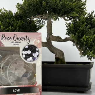 Rose Quartz LED String Lights Fairy Lights - 6.5 Feet