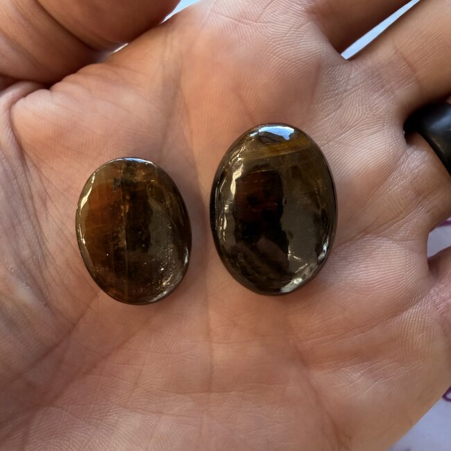 Siderite Mini Palm Pillow Pocket Stone