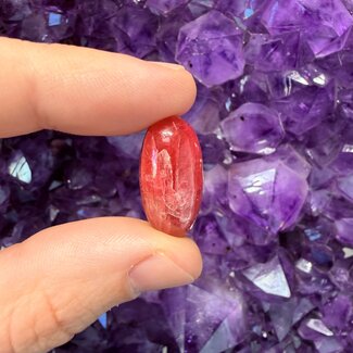 Carmine Red Rhodonite (AAA Grade) Tumbles