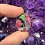 Ruby Zoisite (AAA Grade) (Anyolite) Palms Pillow Pocket Stones - Small