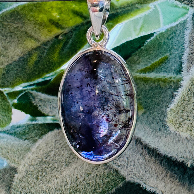 Super 7 Seven Pendants - Oval Bezel Set - Sterling Silver