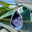 Super 7 Seven Pendants - Teardrop Pear Bezel Set - Sterling Silver