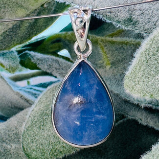 Hackmanite Pendants - Teardrop Pear Bezel Set - Sterling Silver