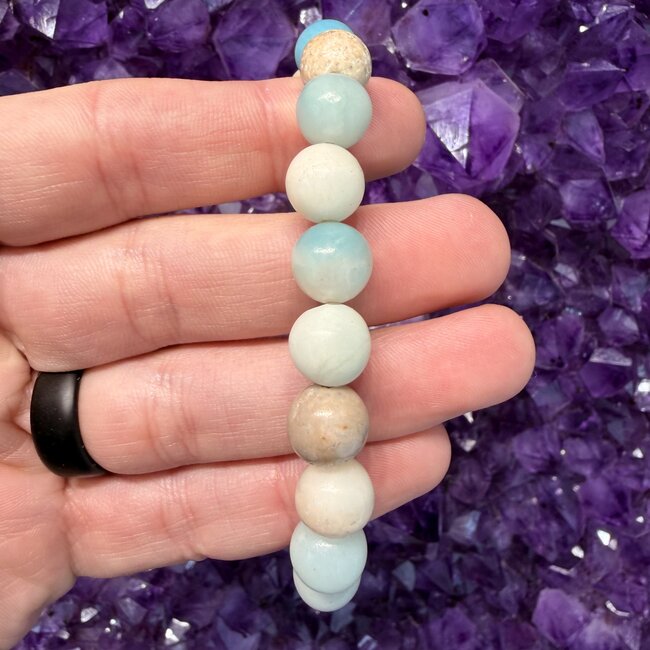 Dragon Skin Agate Bracelets - 10mm