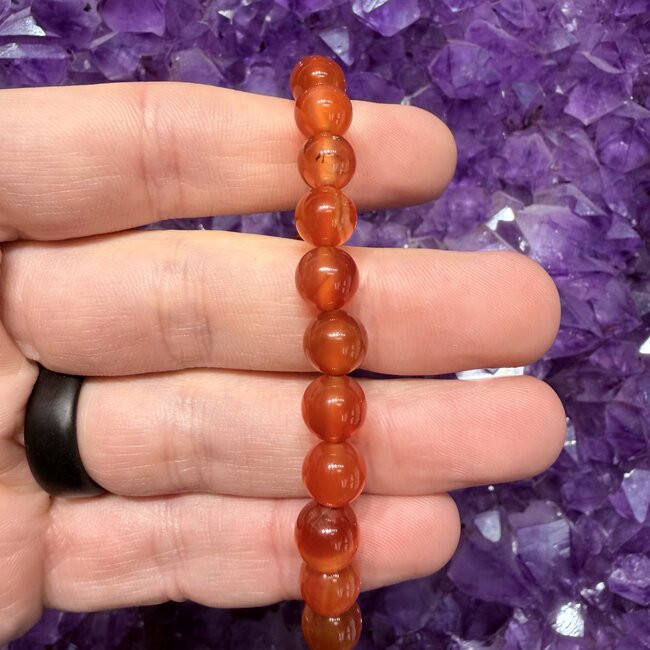 Carnelian (AAA Grade) Bracelets - 8mm