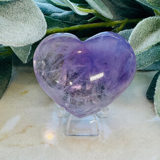 Amethyst Hearts - Large 2-3" Polished