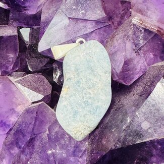 Aquamarine Pendants - Tumbled