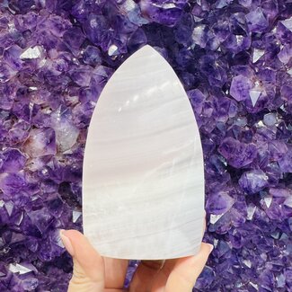 Pink Calcite Flame - 5"