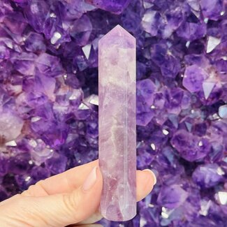 Amethyst Massage Wands - Faceted Point 4-5"