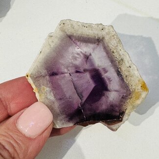 Trapiche Amethyst (Amazon Rainforest) Slabs - Medium Flat