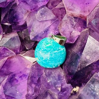 Chrysocolla Pendants - Tumbled