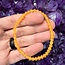 Orange Calcite Bracelets - 4mm