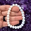 Pearly (White Mother of Pearl) Shell Bracelets - 8mm