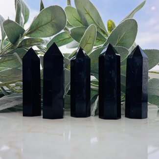 Black Obsidian Tower Point Generator- Medium (3-4")