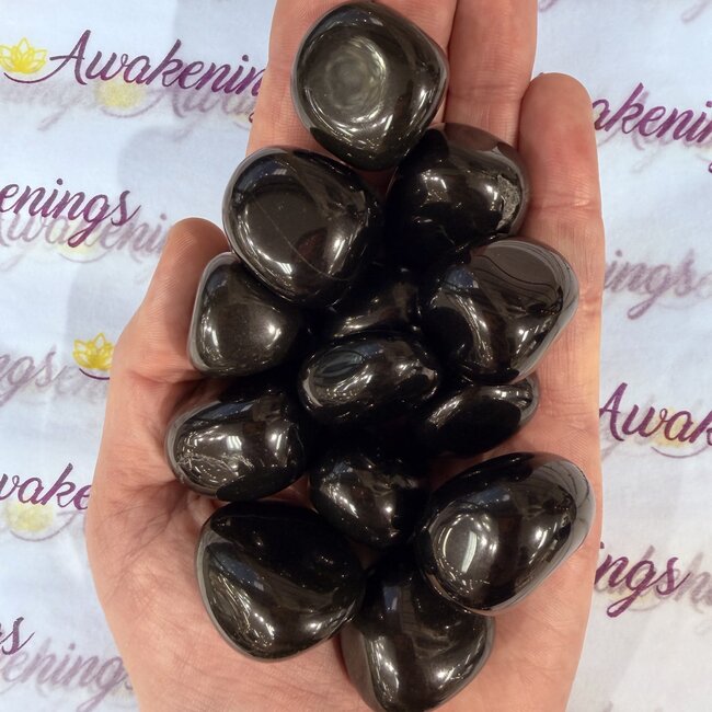 Australian Black Jade - Tumbled