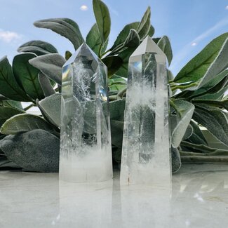 Clear (Crystal) Quartz Towers Points Generators - Large (4-5")