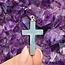 Hematite Cross Pendants - 1"
