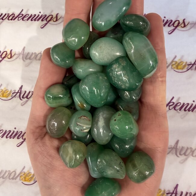 Green Agate - Tumbled