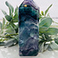 Rainbow Fluorite (AA Grade) Tower Point Generator - XL Extra Large 8" Rainbows
