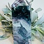 Rainbow Fluorite (AA Grade) Tower Point Generator - XL Extra Large 8" Rainbows