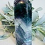 Rainbow Fluorite (AA Grade) Tower Point Generator - XL Extra Large 8" Rainbows