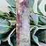 Flower Agate (Cherry Blossom) & Pink Amethyst Tower Point Generator - XL Extra Large (6-8")