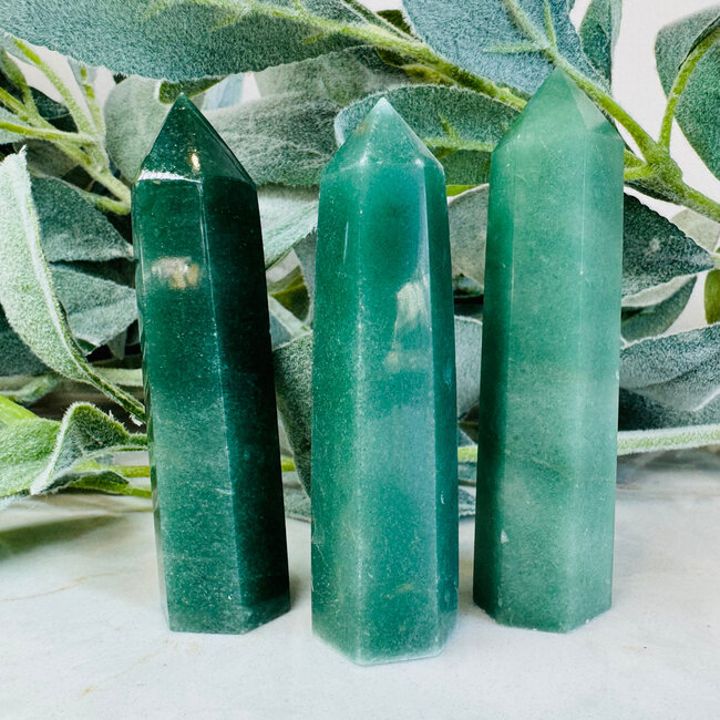 Green Aventurine Towers Points Generators - Medium (3-4")