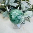 Snowflake Feather Rainbow Fluorite Sphere Orb Globe - 60-65mm